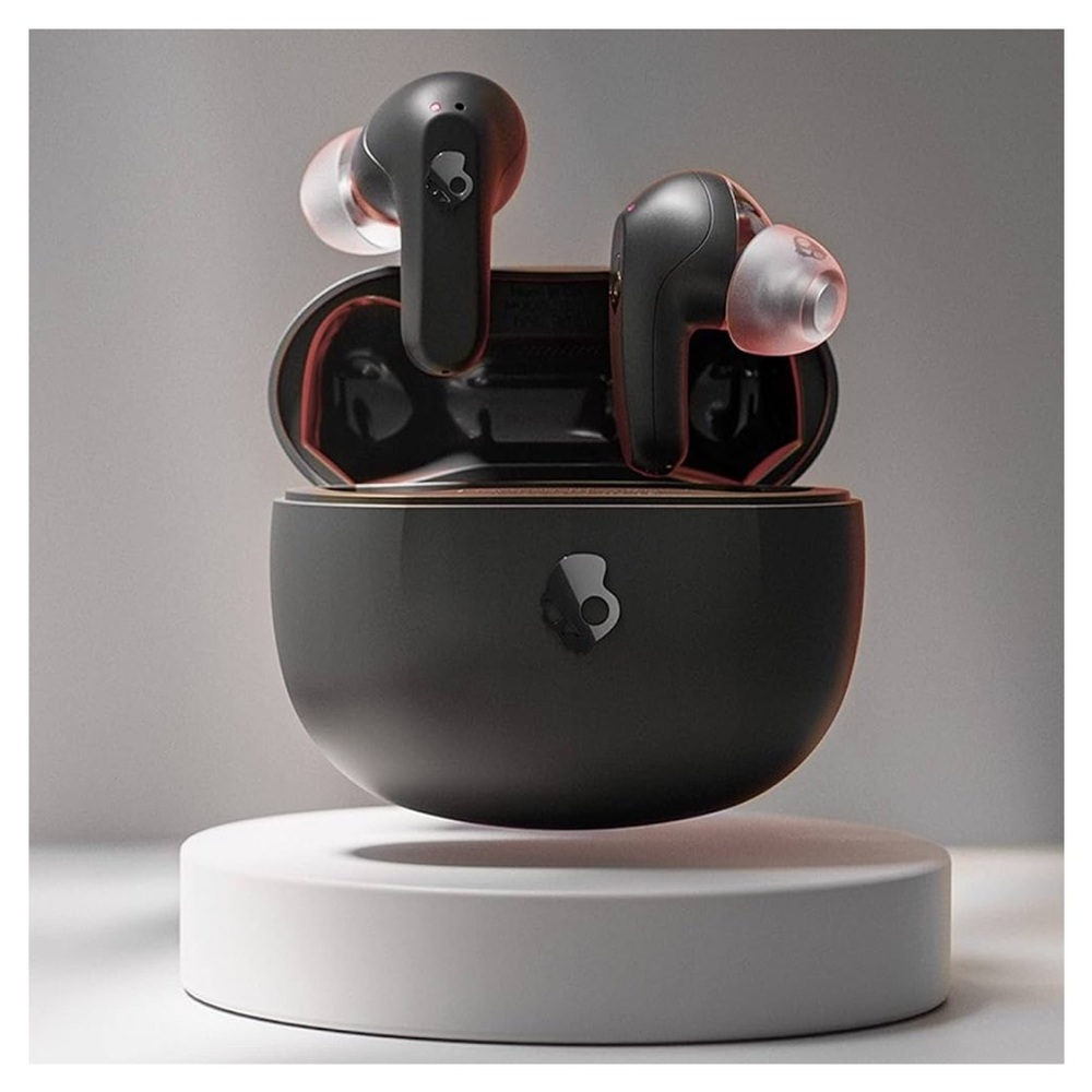 Skullcandy Rail In-Ear Wireless Earbuds, 42 Hr Battery, Skull-iQ, Alexa Enabled.